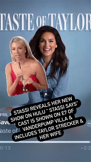 Vanderpump Rules Party on Instagram: "Stassi reveals on Good Morning America and on Taylor Strecker‘s podcast that her new show on Hulu, Stassi Says, cast can be seen on episode 7 of Vanderpump Villa and confirmed on the Stassi Says show are Taylor Strecker & her wife Taylor Donohue. Also shown are Stassi’s sister Georgi, Beau’s sister Georgina and Beau’s best friend Rob #stassisays #vanderpumpvilla #hulu"