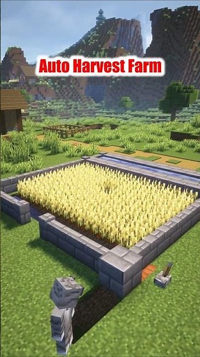 Part 1 | Auto Harvest Crops | Minecraft