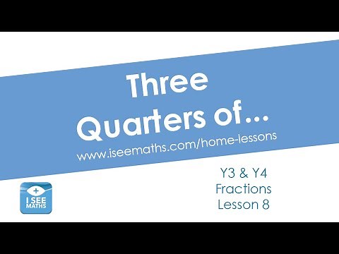 Three Quarters Of... Y3 and Y4