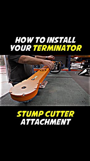 How to set uo your Terminator stump cutter attachment for Stihl 500i chainsaw engines. #terminator #chainsawattachment #stumpremoval #treesurgeon #treework #stumpgrinder #stumpgrinding #arbtok