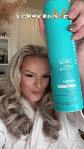 The BEST Hair Spray for Hold That Doesn't Dry Out the Hair - @Moroccanoil