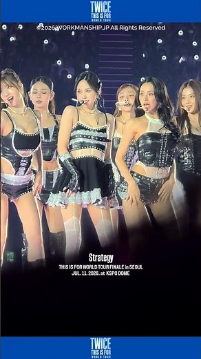 TWICE MINA "Strategy" FanCam 🐧 THIS IS FOR WORLD TOUR FINALE in SEOUL Live Performance #MINA #미나