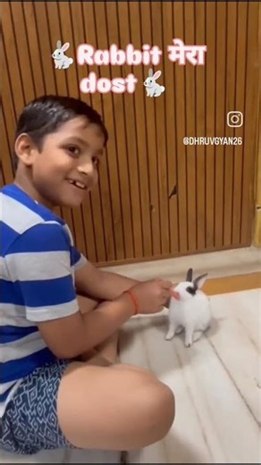 My Friend Rabbit #funny #dhruv #rabbit #carrot