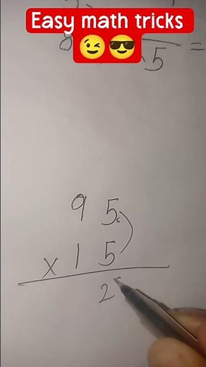 Math Tricks | Shortcut tricks to multiply 2 two digit number#multiplication#shortcutmath