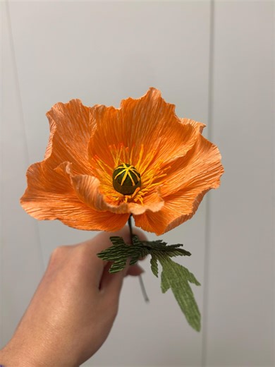 Poppy Paper Flowers/ Poppies - Etsy