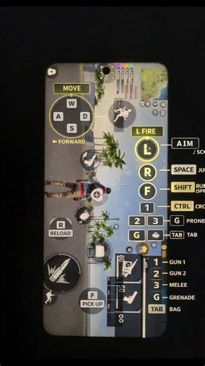 keyboard key mapping