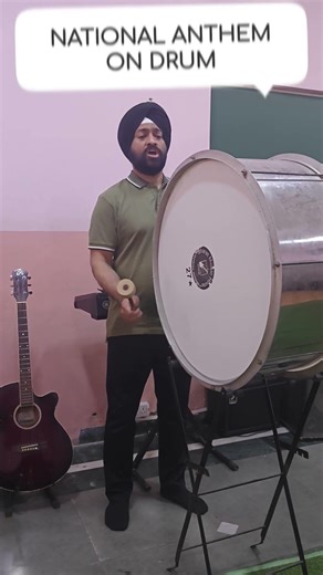 National Anthem on Drum I Jan Gan Man l Easy Tutorial I #shorts