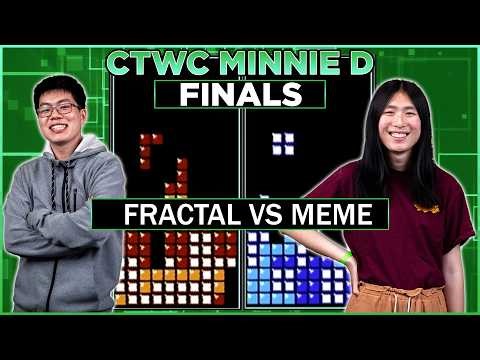 FORMER WORLD CHAMP VS WORLD RECORD HOLDER! | MEME VS FRACTAL | Minnie D Tetris Championship Semis