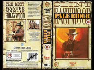 Original VHS Opening and Closing to Pale Rider UK VHS Tape