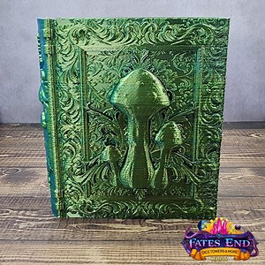 Rangement enchanteur pour cartes pour jeux de rôle et jeux de table, Tome druidique, plateau de dés avec motif champignon - Etsy France