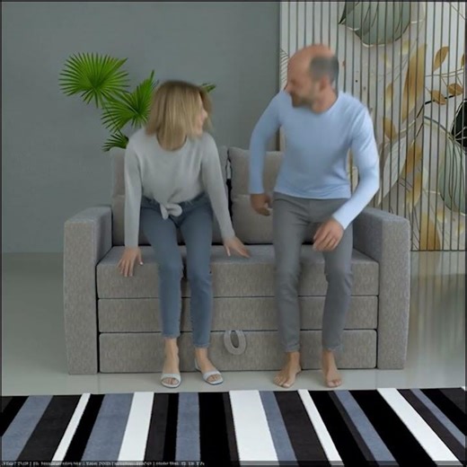 Sofá Cama Luma Matrix Móveis