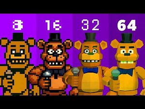 FIVE NIGHTS AT FREDDY’S in Different bits