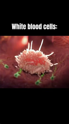 White blood cells save the day!