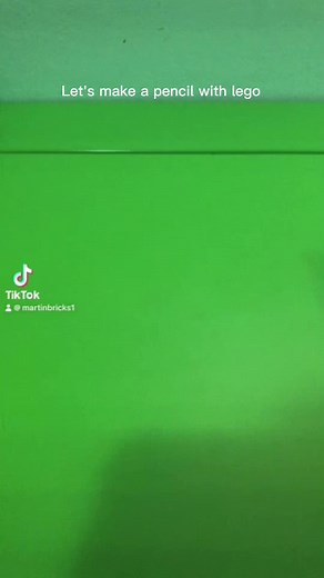 Let's make a pencil with lego #LEGO