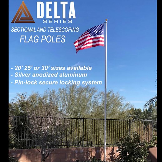Service First Delta Telescoping flagpole