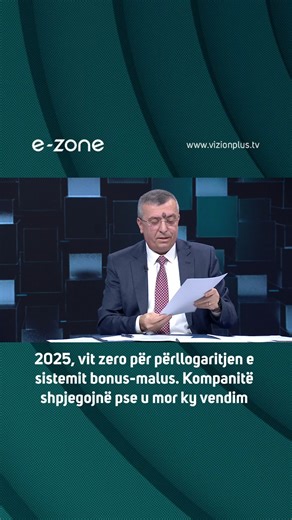 2025, vit zero për përllogaritjen e sistemit bonus-malus. Kompanitë shpjegojnë pse u mor ky vendim #ezone #vizionplus @mondalajthia | VIZION PLUS