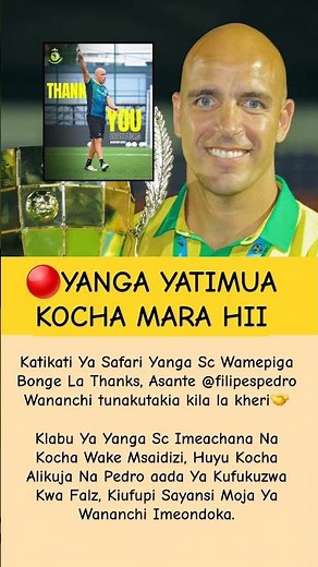 🔴YANGA YATIMUA KOCHA MARA HIII