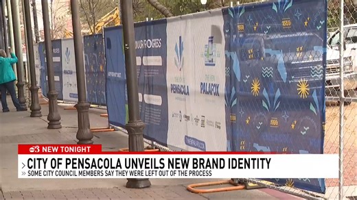 WEAR Channel 3 News on Instagram: "The City of Pensacola and Mayor DC Reeves revealed a $25,000 rebrand on Wednesday. Now, some are questioning how city hall communicates, as some councilmembers say they were left out of the process. Contrary to city councilmembers' statements, Pensacola Mayor DC Reeves tells WEAR News they were made aware of the city's rebrand nine months ago. #Florida #Pensacola #Brand #Logo #News"