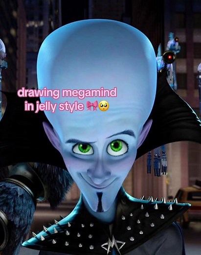 🥺🎀👉👈 #digitalart #jellyart #megamind #teletubbies | Jelly Art Style