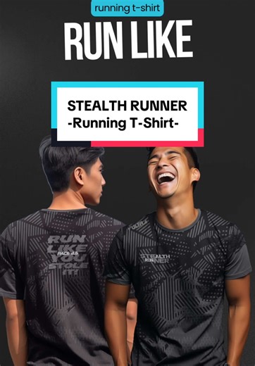 Koleksi T-Shirt Lari Edisi Khusus: Stealth Runner