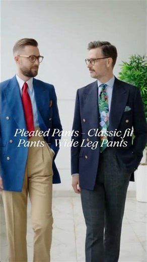 From pleats to wide-leg Pants #mensusa #50sstyle #viral
