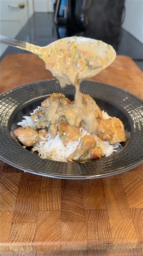 Creamy Chicken Stew with Rice #shorts #chicken #chef #easyrecipe