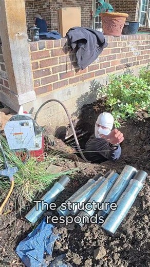 How a steel pier actually stops settling