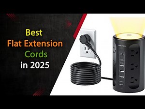 Top 5 Best Flat Extension Cords 2025 | Power Strips & Space-Saving Solutions