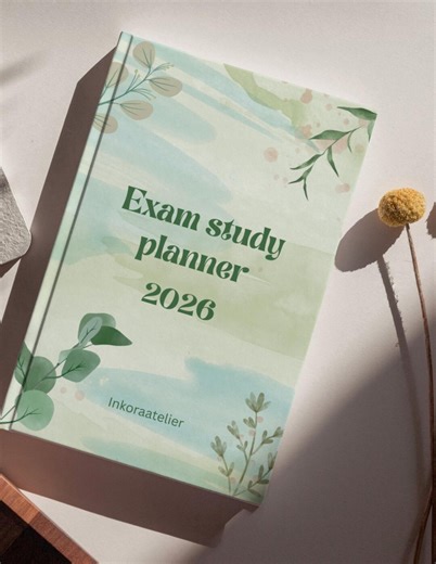 Exam Study Planner Printable PDF | Daily Study Planner for Students | Exam Preparation Planner - Etsy