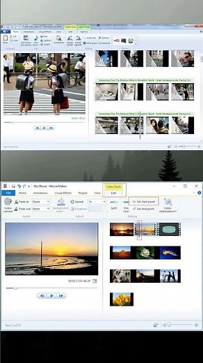 Do you remember or did you use Windows Movie Maker?