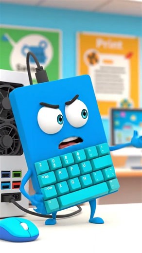 “Funny ICT Skit: The Keyboard That Finally Complained 😂”