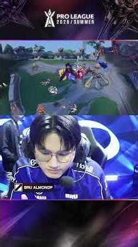 ส่องจอ⚡️AlmondP ป่าดีกรีแชมป์เยอะที่สุดในไทย! โชว์สเต็ป Edras & Billow พา BRU คว้าแชมป์🏆#Shorts #RoV