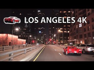 Los Angeles 4K - Highway Night Drive