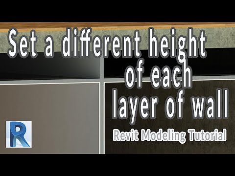 Revit - Set a Different Height of Each Layer of Wall
