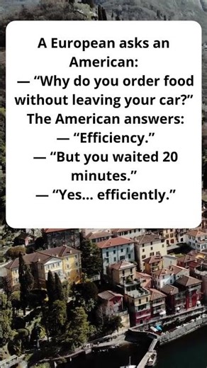 American drive-thru logic explained 😂🚗