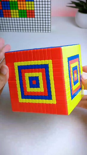 Dot Pattern on a 13x13 Rubik's Cube