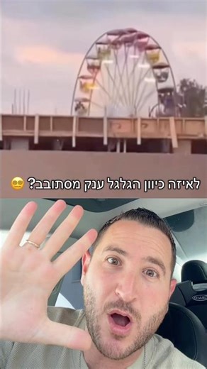 תכתבו בתגובות לאיזה כיוון גלגל הענק מסתובב, ותגלו מה זה אומר על המוח שלכם 😱