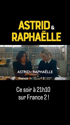 Ce soir à 21h10 sur France 2, découvrez le 1er épisode d'Astrid et Raphaëlle : "La mort de Raphaëlle" ! Raphaëlle est aux urgences, entre la vie et la mort, tandis qu'un célèbre youtubeur chasseur de fantômes est retrouvé mort chez lui, écrasé par une force mystérieuse. Entre expériences paranormales et escroqueries haut de gamme, l'enquête va mener sur la piste d’un mystérieux médium appelé Odin… Guest : Eric Laugérias, Alice Cornillac, Scotty Bernard . . #jlagroupe #AstridetRaphaelle #serie #j