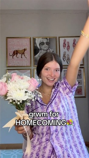 HOCO DAYY🪩💐 #hoco #grwm #homecoming #getreadywithme #foryoupage