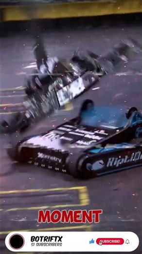 🤖⚡ Spinning Steel Slams Hard | Bot gets juggled like a toy! #Shorts