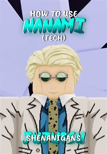 HOW TO USE NANAMI IN JJS #jujutsushenanigans #jjs #robloxgames #update #jjk
