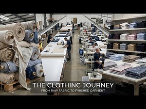 Inside a Textile Garment Factory | Cutting, Stitching & Finishing