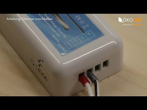 Anleitung: Dimmer anschliessen