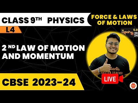 Newton's Second Law Of Motion And Momentum | Force and Laws of Motion | NCERT Class 9 Science Ch-9