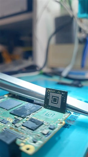 Reballing CPU and EMMC Chips is EASY