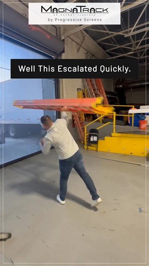 How durable are MagnaTrack screens, really? Well… we took it to the extreme. Watch as our screens handle everything from golf clubs to flying beams. Ready for the ultimate test? | MagnaTrack Screens