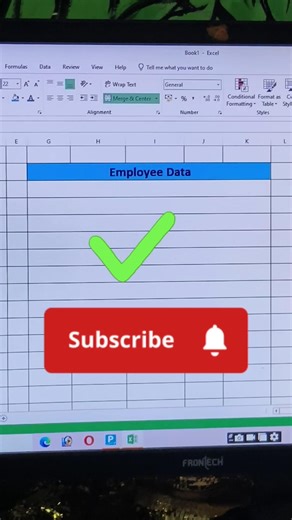 Merge Across in Excel with One Keyboard Shortcut | #excel #short