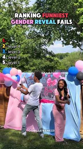 Ranking Worst Gender Reveal Fails Ever 💥😂 #genderreveal #funny #shorts