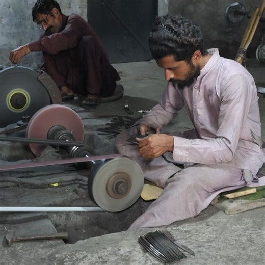 Amazing Process of Making Carbon Steel Coconut Cutting Knife | Mass Production Factory Process | Asian Process