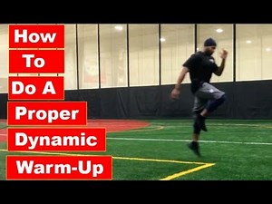 NFL Athlete Shows How To Do A Proper Dynamic Warm Up